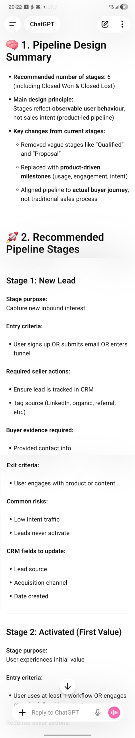 create sales pipeline with AI