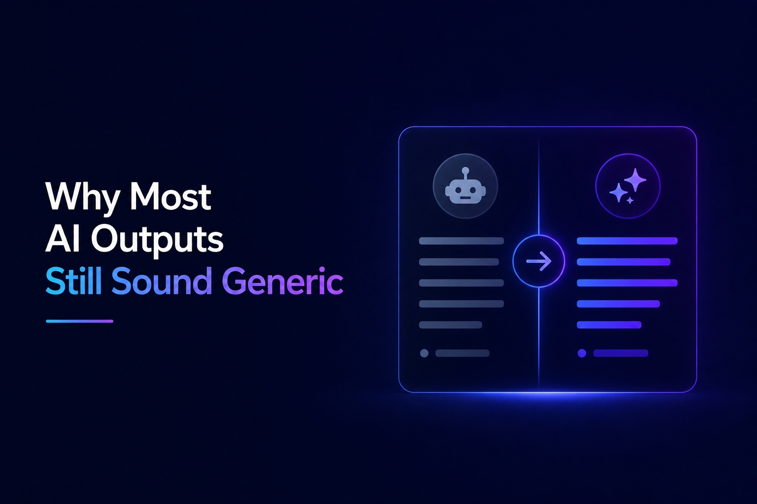 Generic AI Outputs?