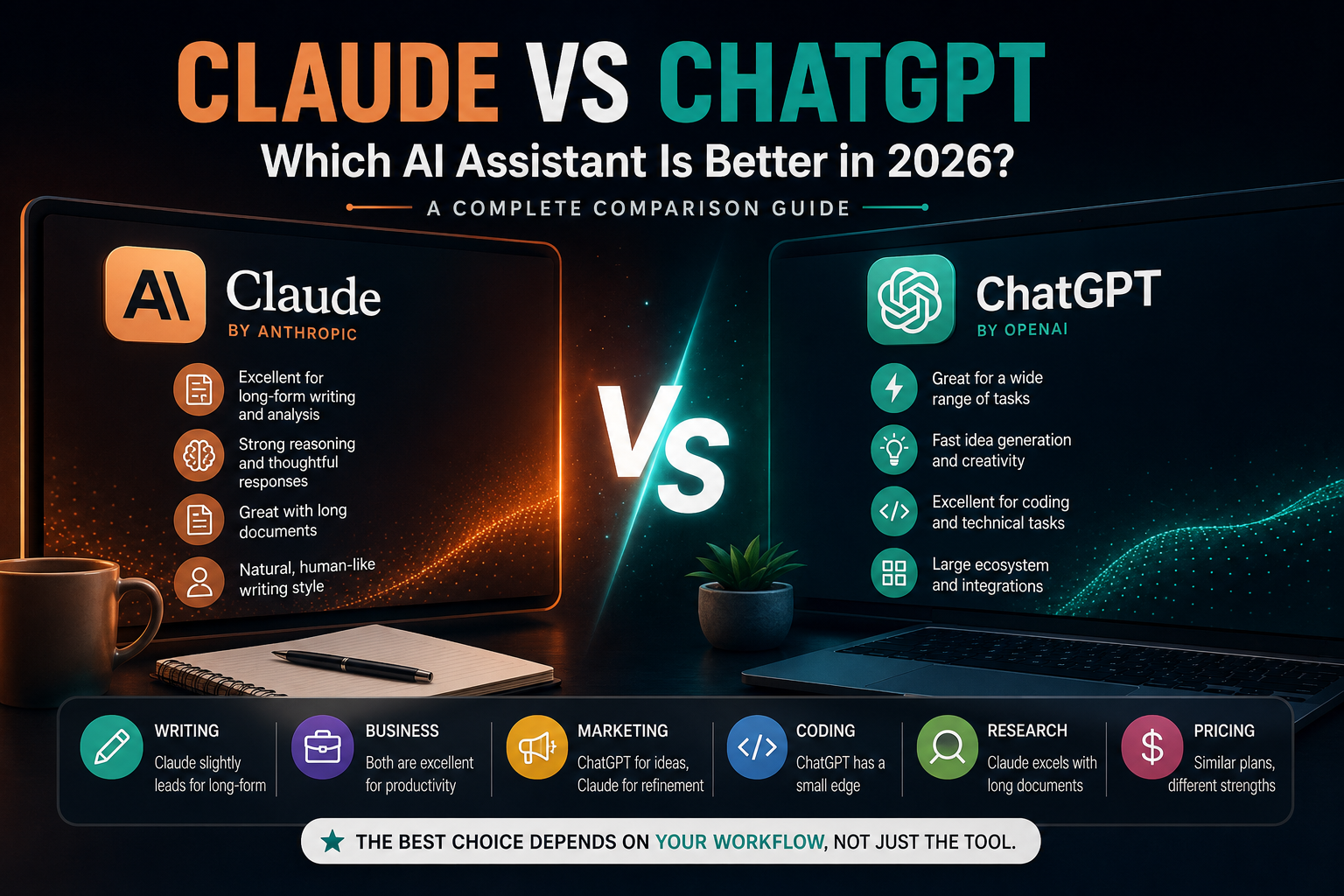 Claude vs ChatGPT Comparison Guide