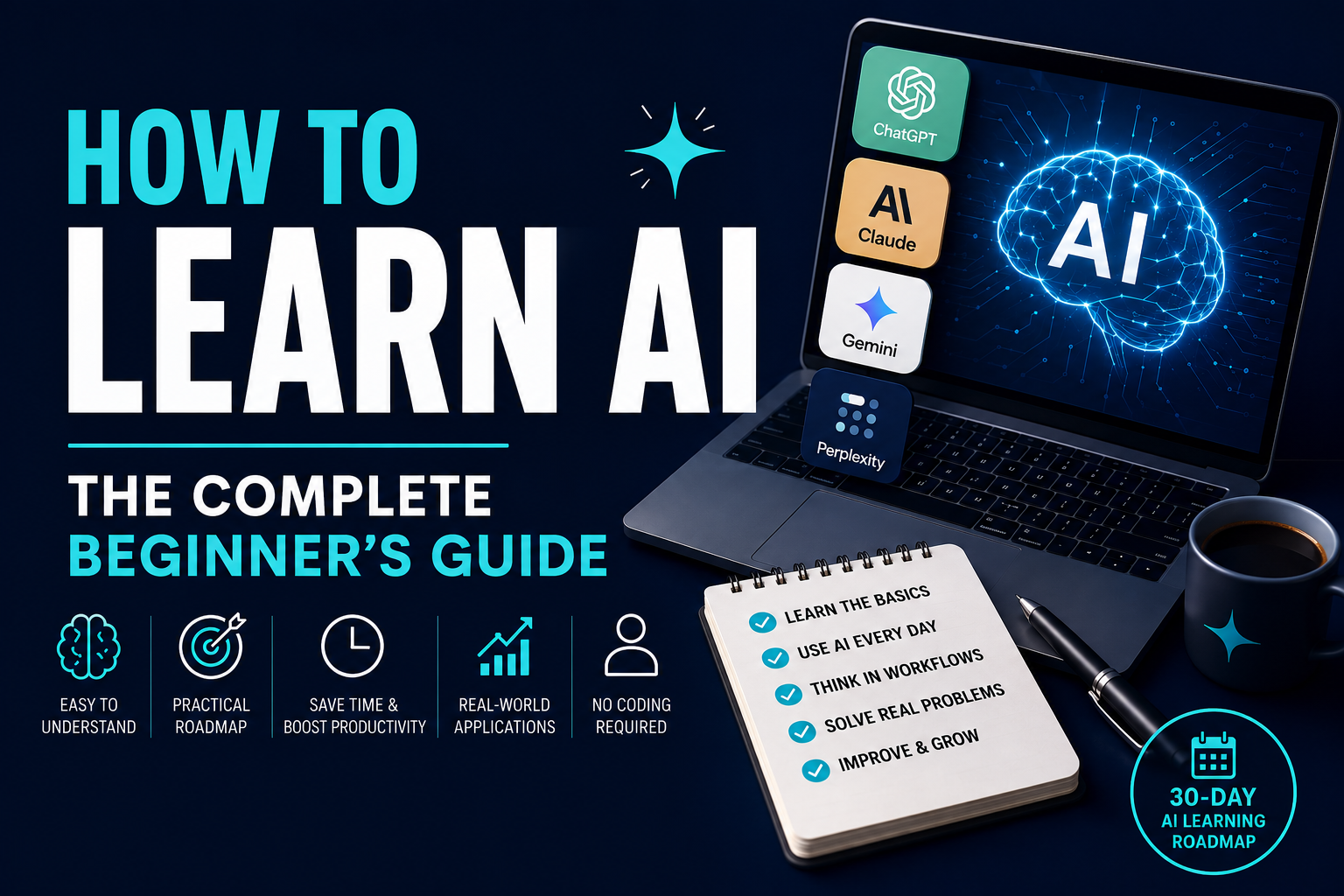 How to Learn AI – Complete Beginner Guide
